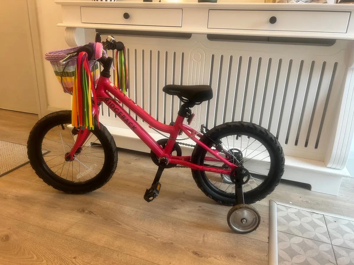 Ridgeback Melody 16” pink bike - Image 1