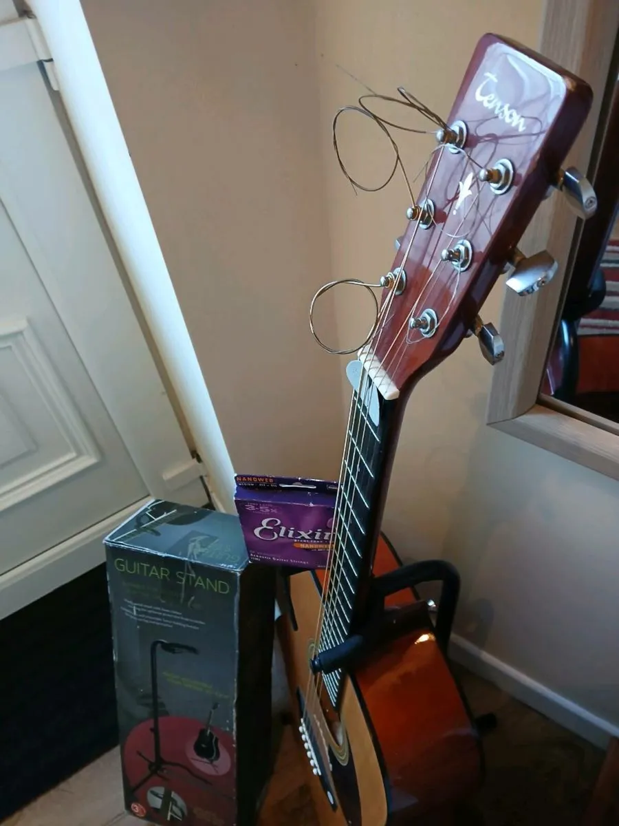 "TENSON ACCOUSTIC GUITAR" - Image 4