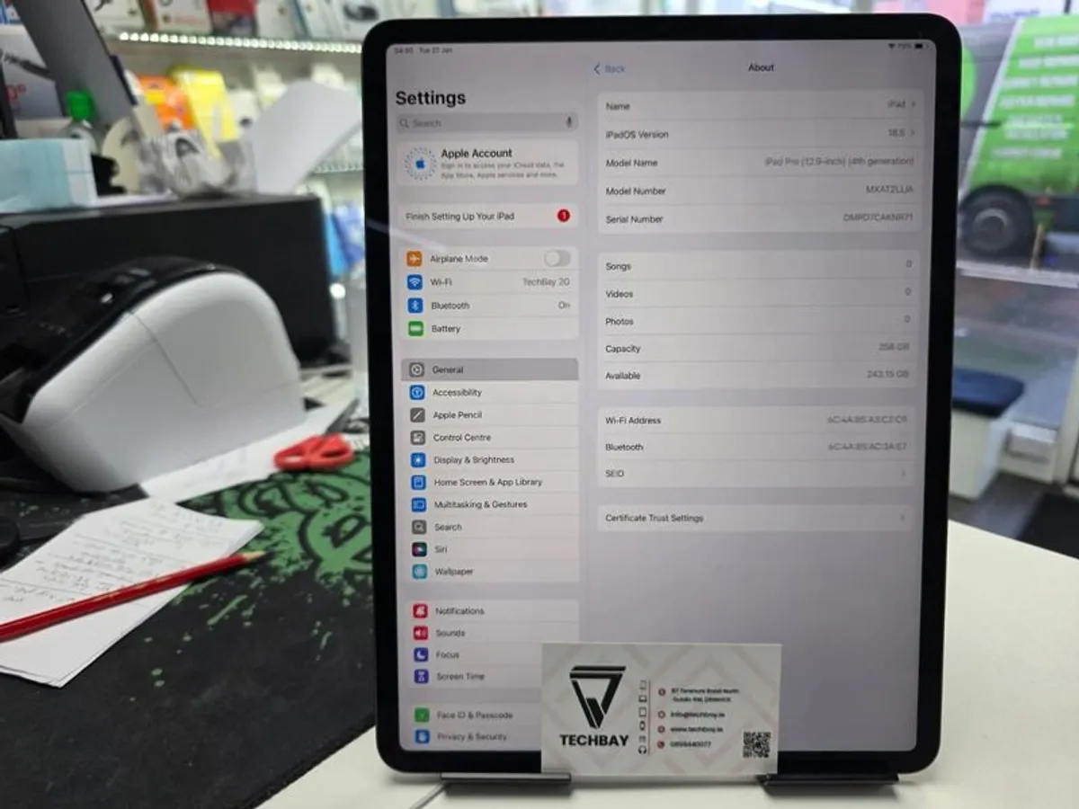 Ipad pro 4th gen 256GB Wifi - Image 2