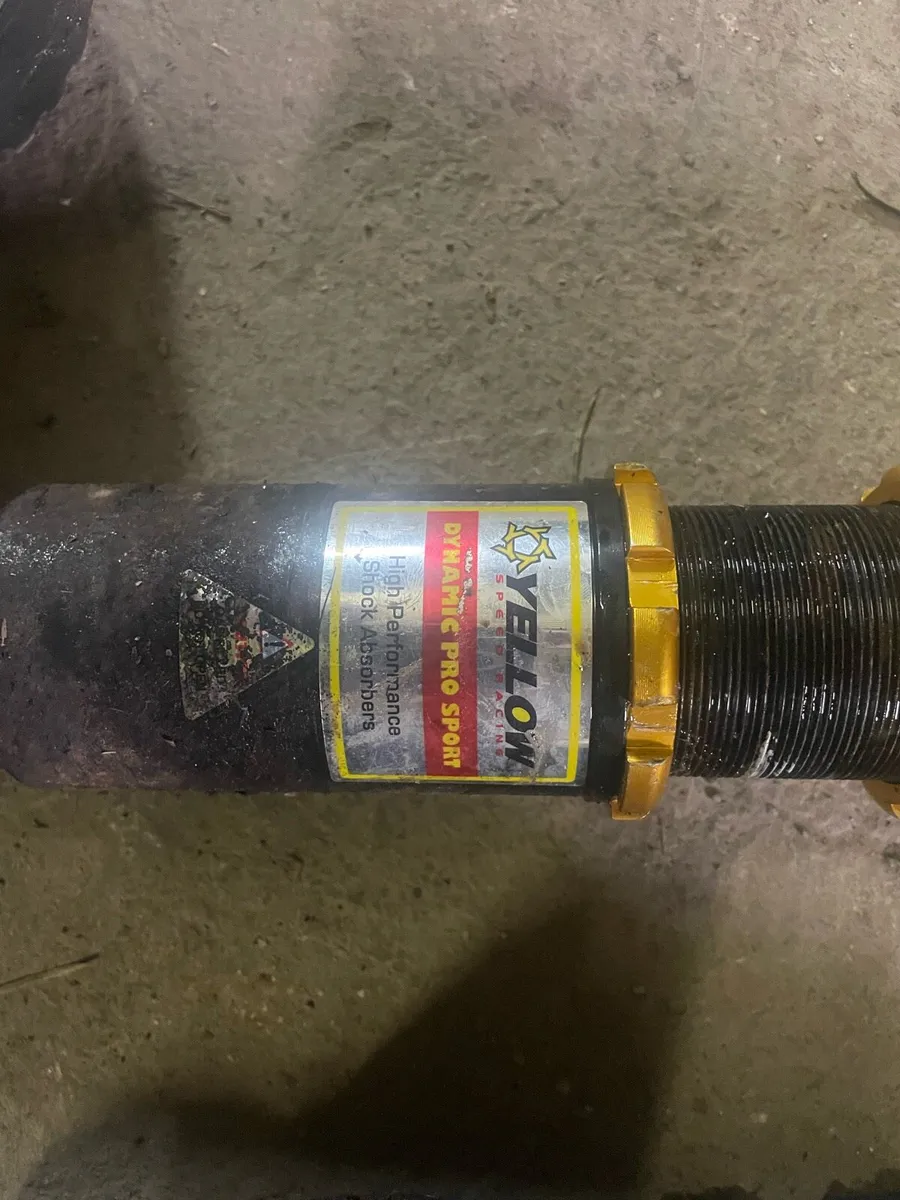 yellow speed racing coilovers - Image 3