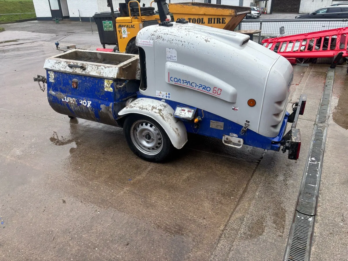 Euromair Compact Pro 60 Plastering/Screed pump - Image 1