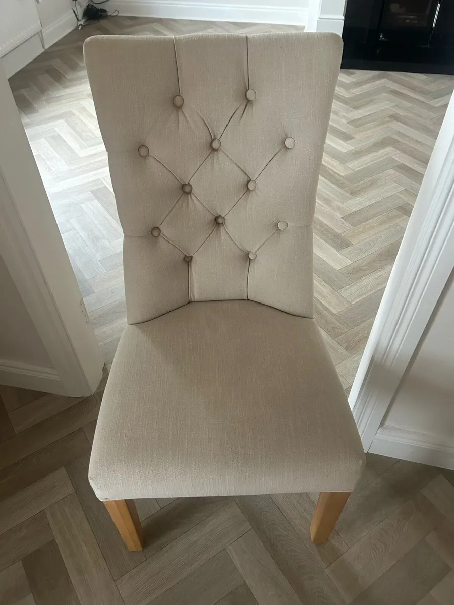 3 x EZ living beige chairs - Image 2