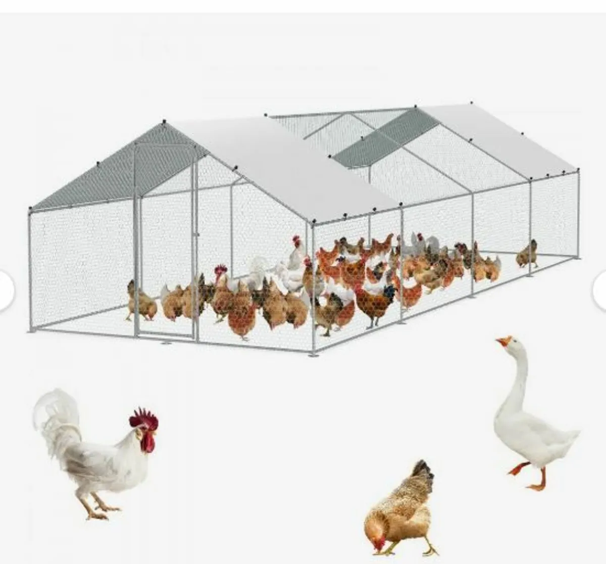 Large Metal Chicken Coop - Image 1