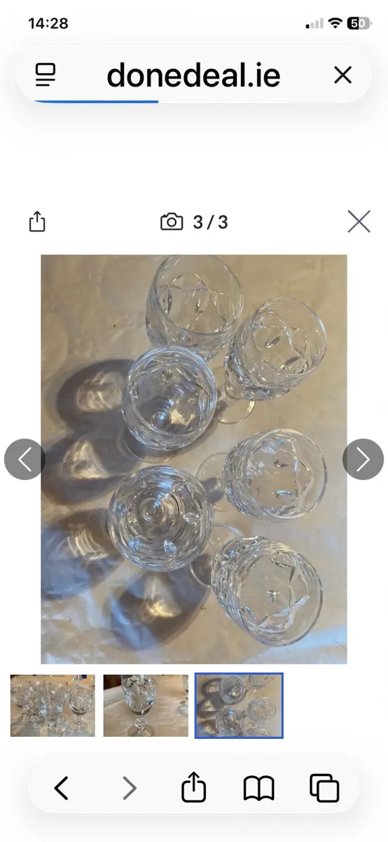 Sherry glasses - Image 1