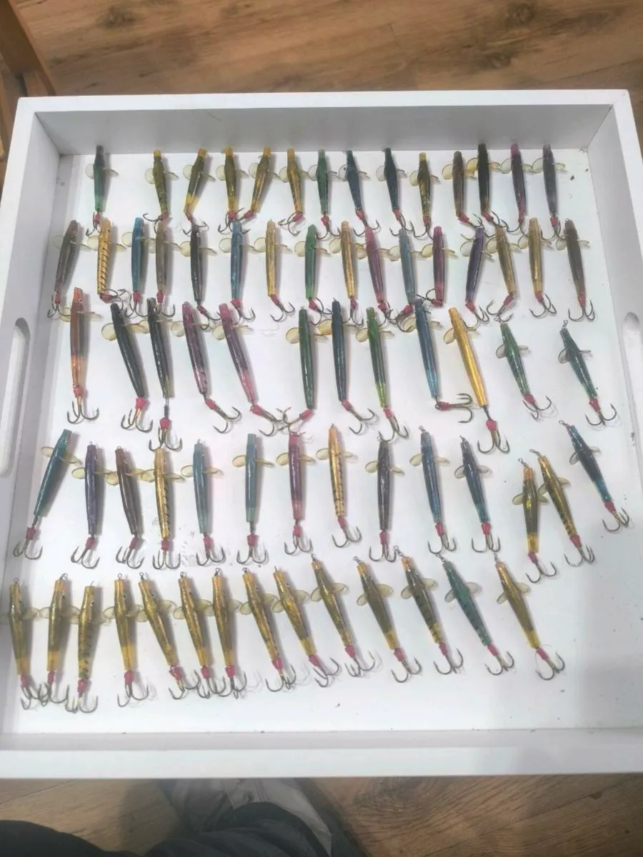 70 mixed lane minnows various sizes and weights - Image 1