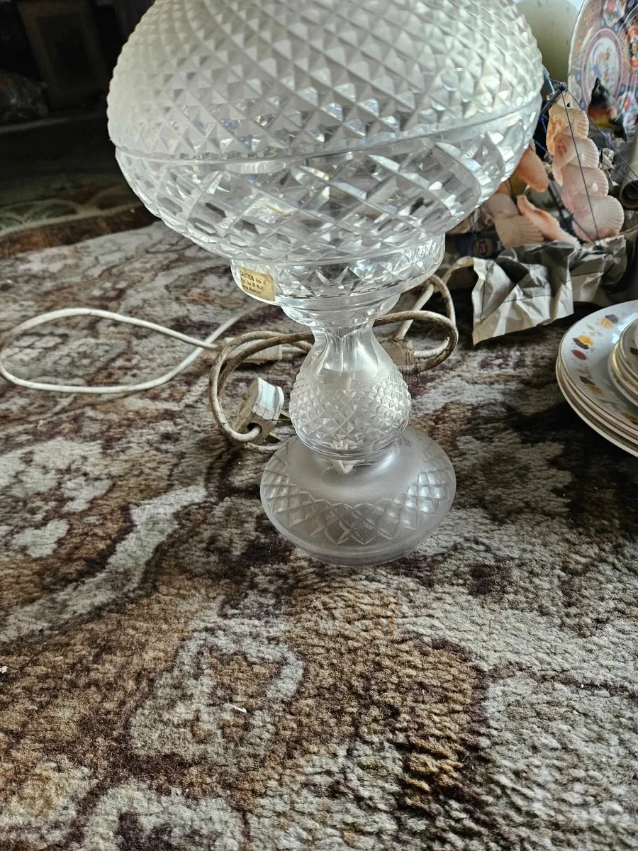 Vintage Waterford Crystal Lamp - Image 4