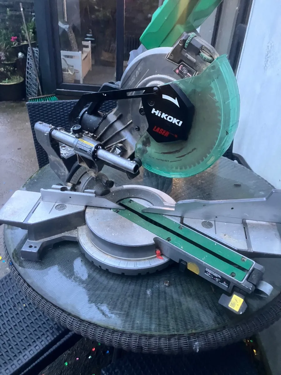 Hikoki battery chop saw - Image 3