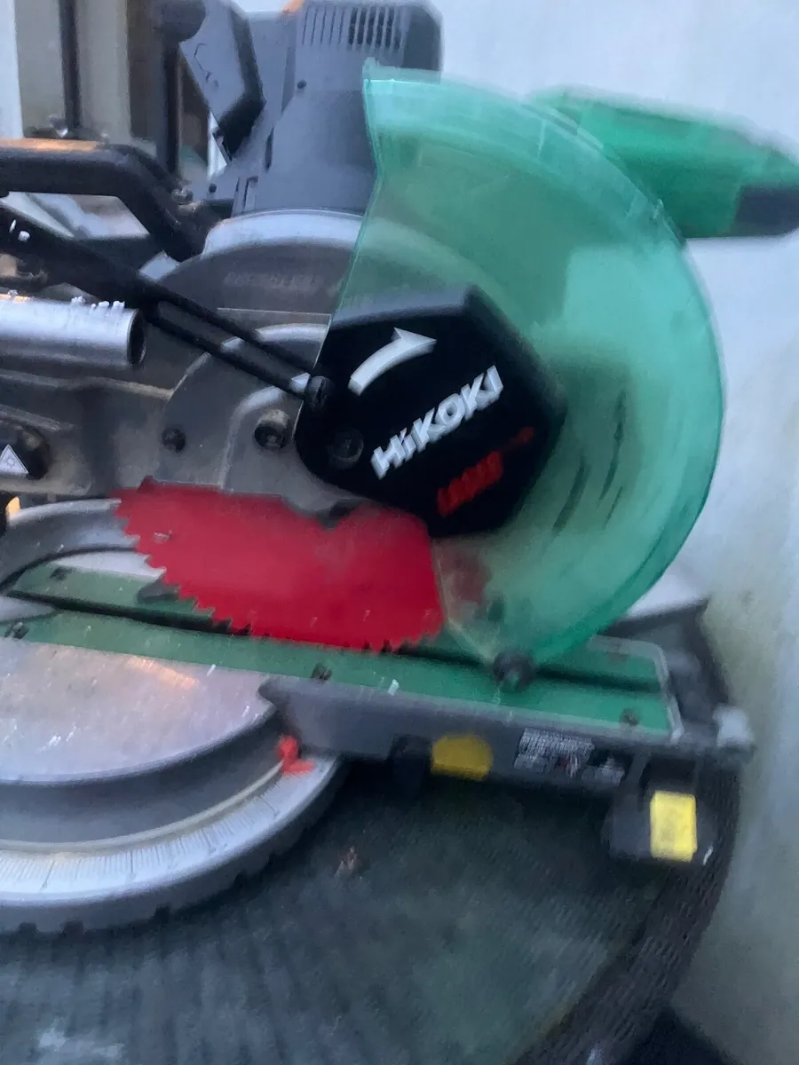 Hikoki battery chop saw - Image 1