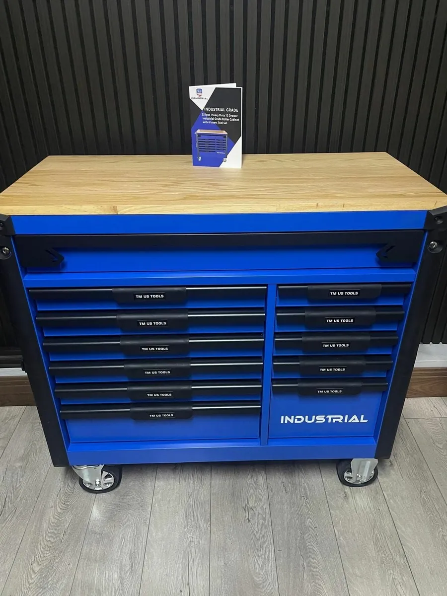 12 Drawer Tool Box  6 Drawers Full - Image 4