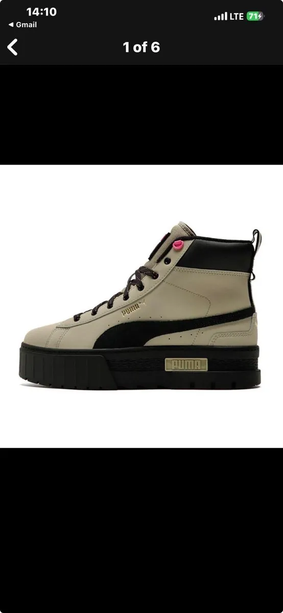 Puma Mayze Retro Casual Mid Sneakers - Image 2