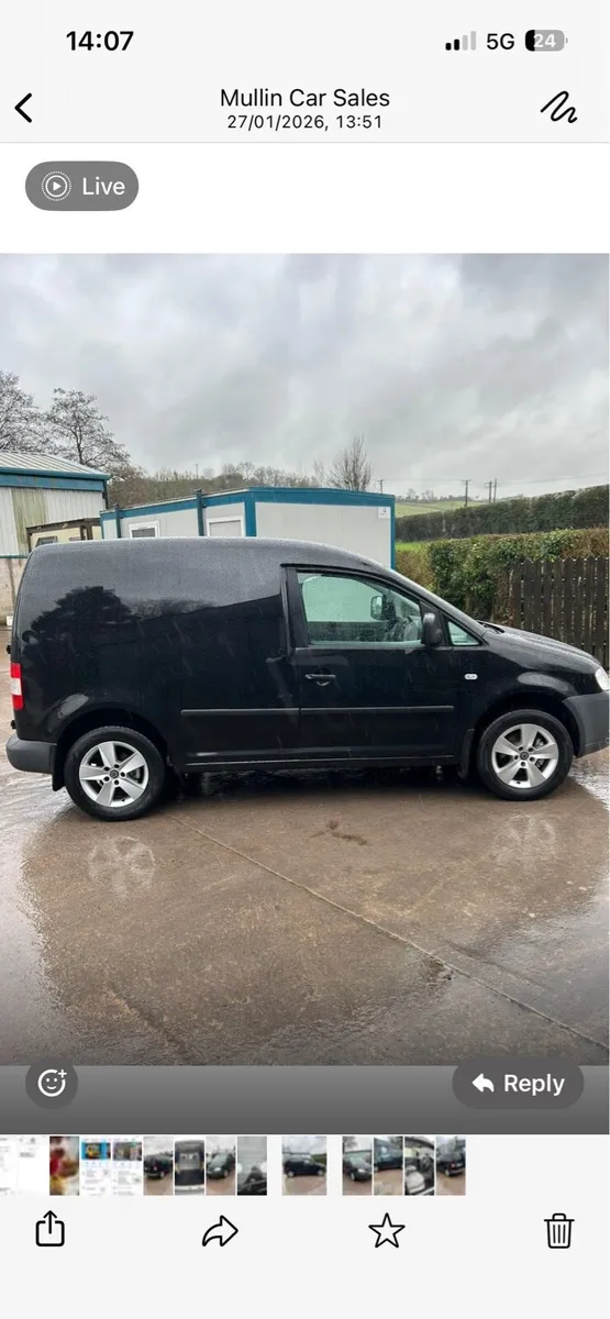 Vw caddy van 1.9tdi  (Doe 09/26 & taxed 03/26) - Image 3