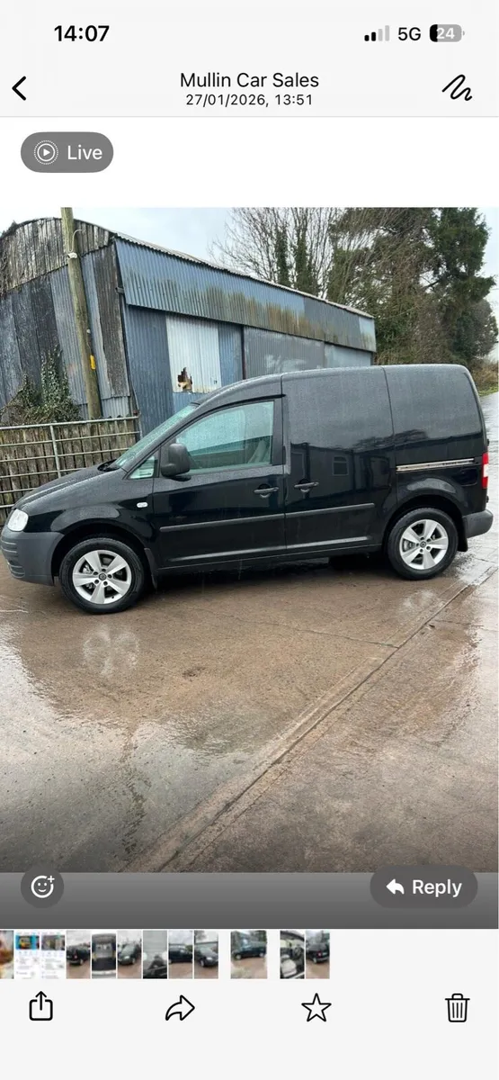 Vw caddy van 1.9tdi  (Doe 09/26 & taxed 03/26) - Image 4