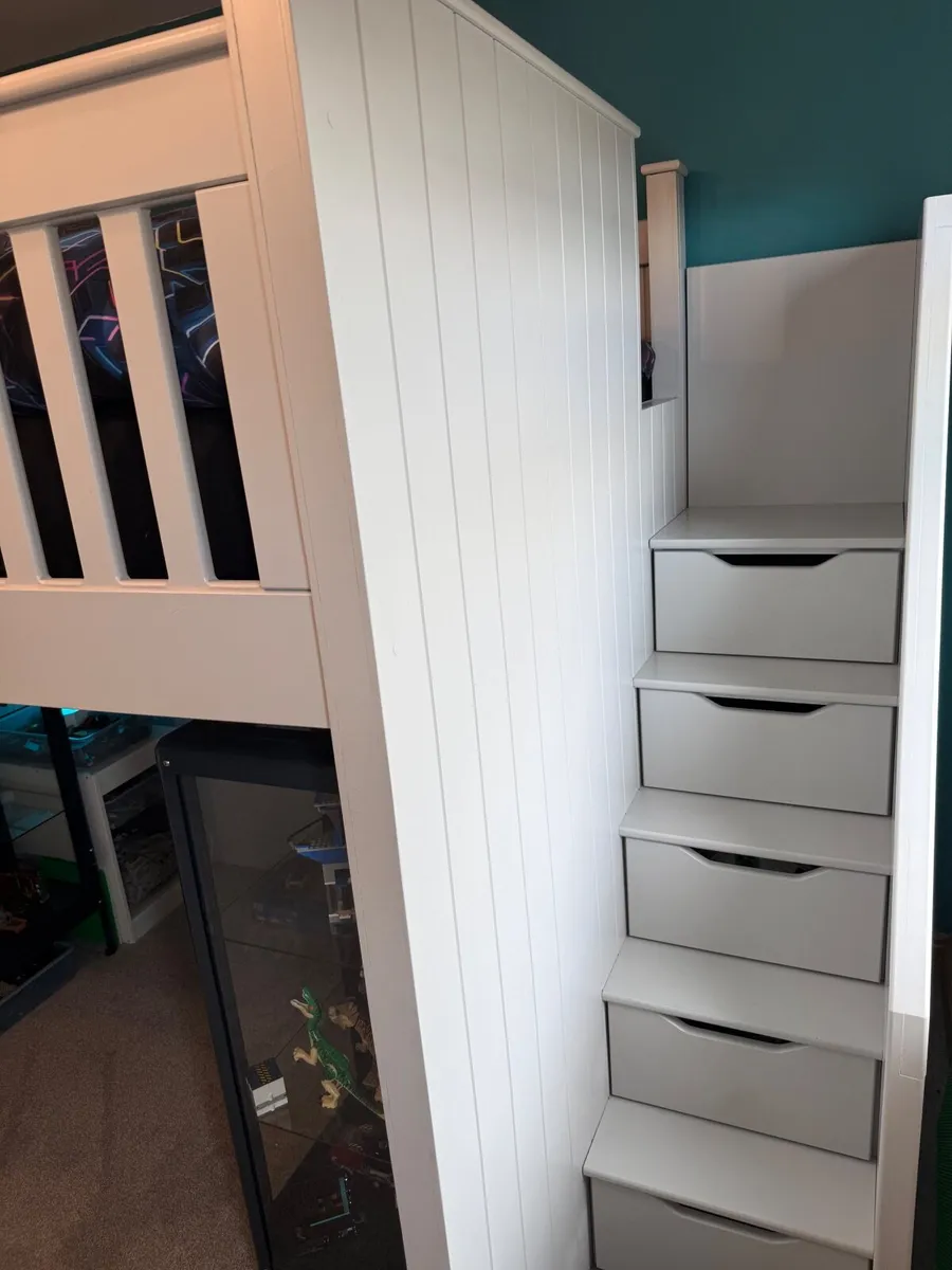 A solid double bed high sleeper - Image 2