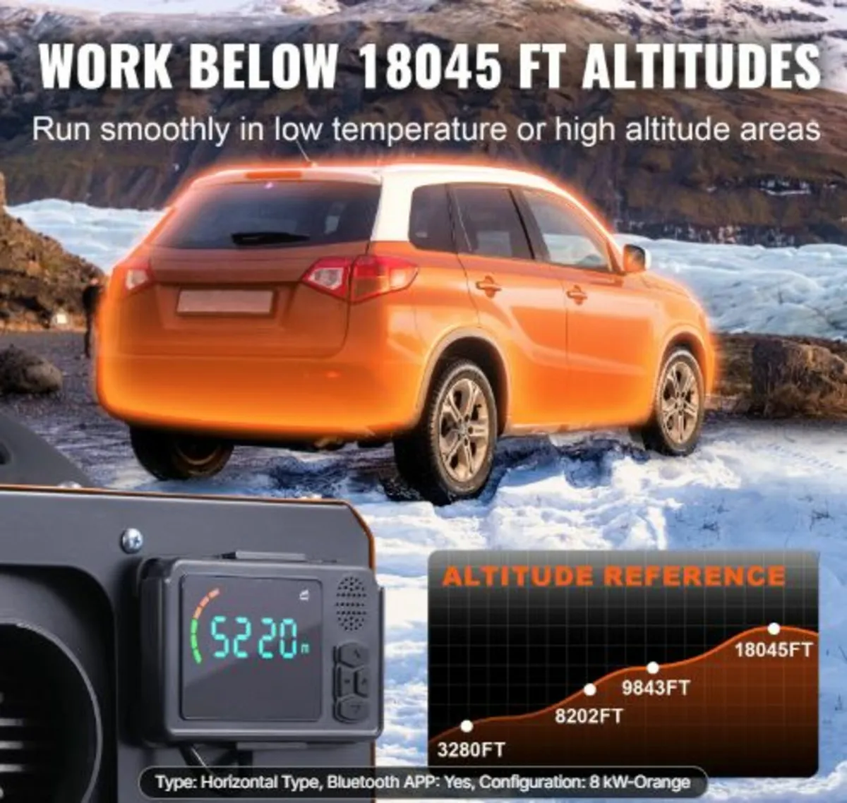 Diesel Air Heater All-in-one 12V 5-8KW Bluetooth - Image 3