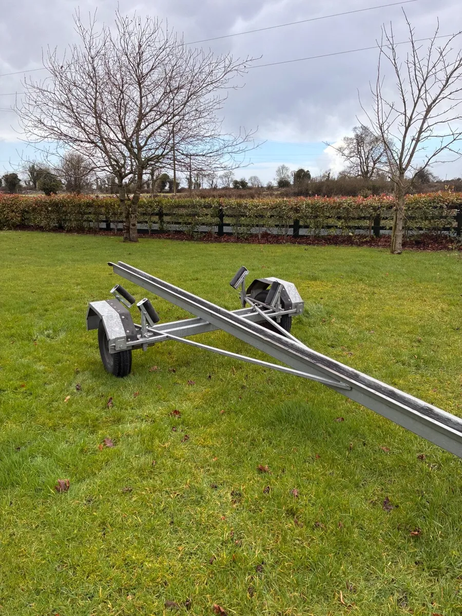 Galvanised lake boat trailer - Image 1