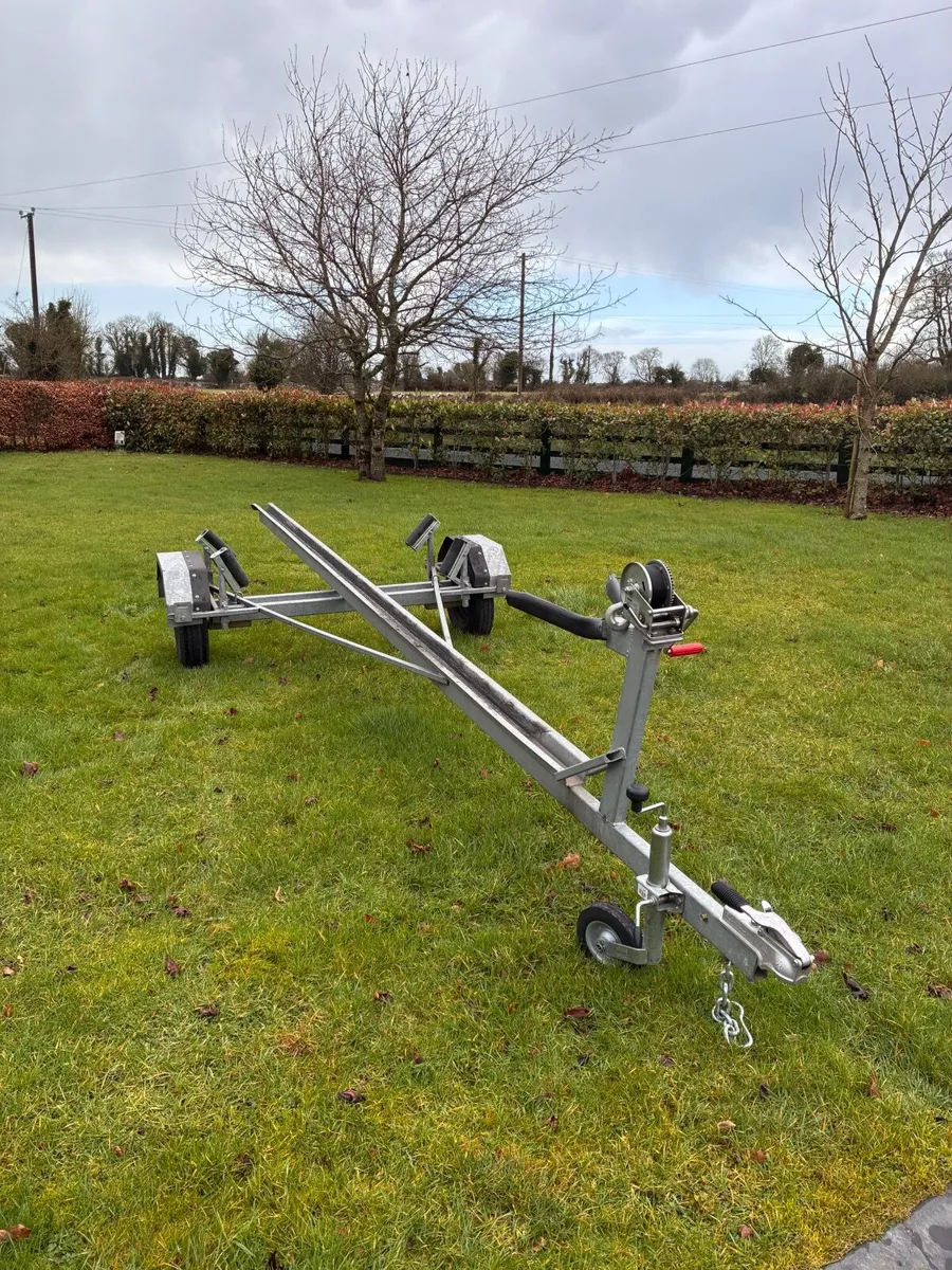 Galvanised lake boat trailer - Image 3