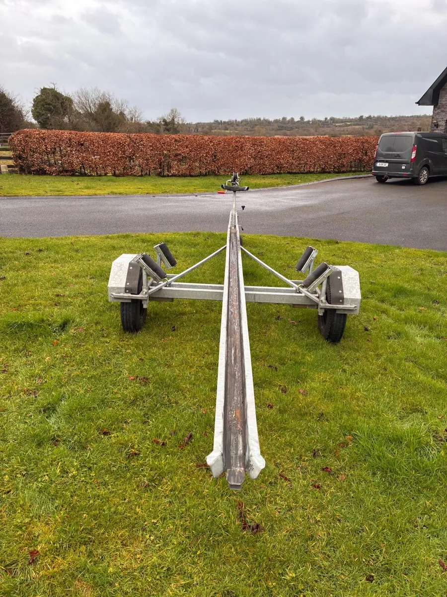 Galvanised lake boat trailer - Image 4