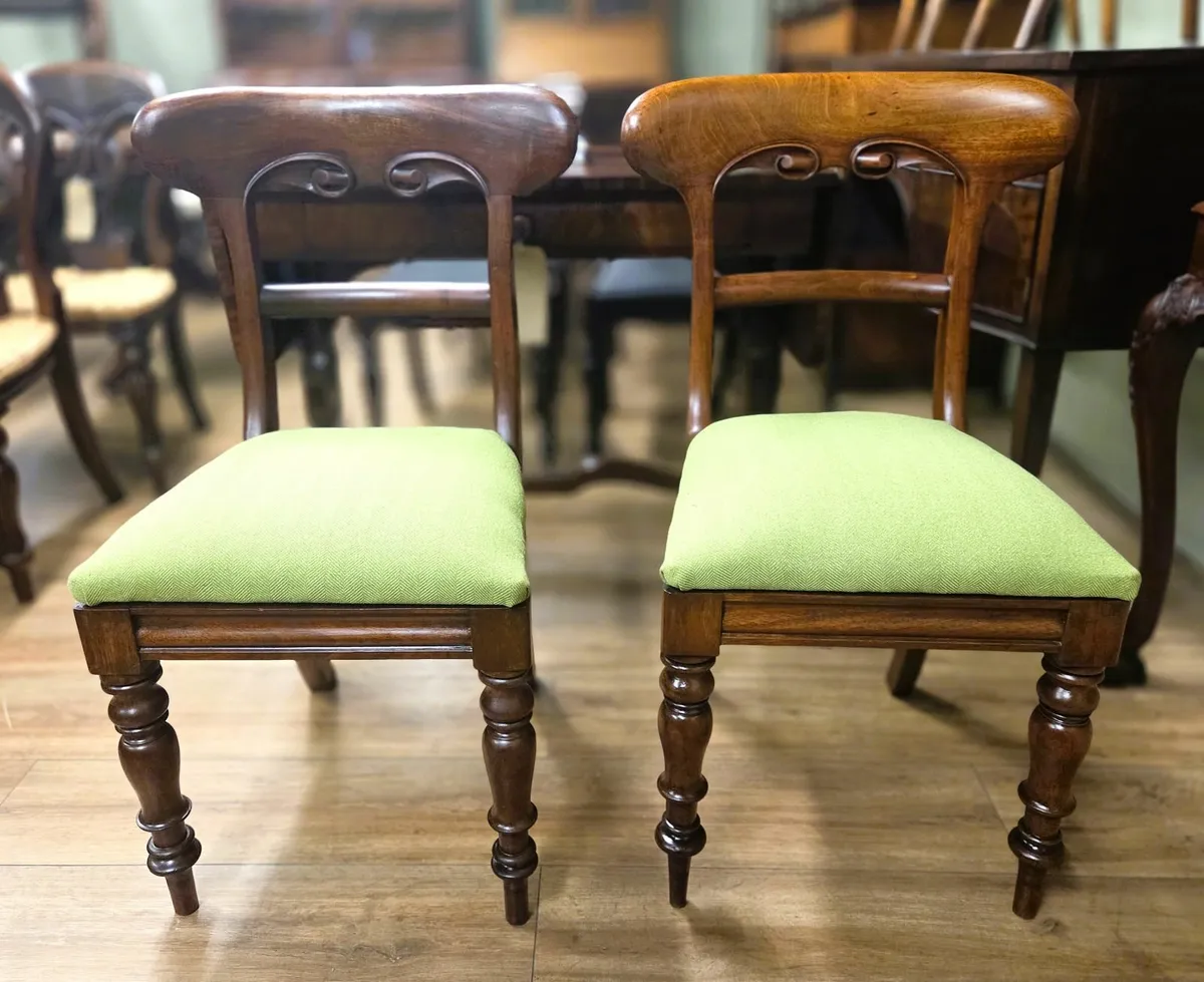 Pair of Victorian Chairs- Circa 1870 - Image 3