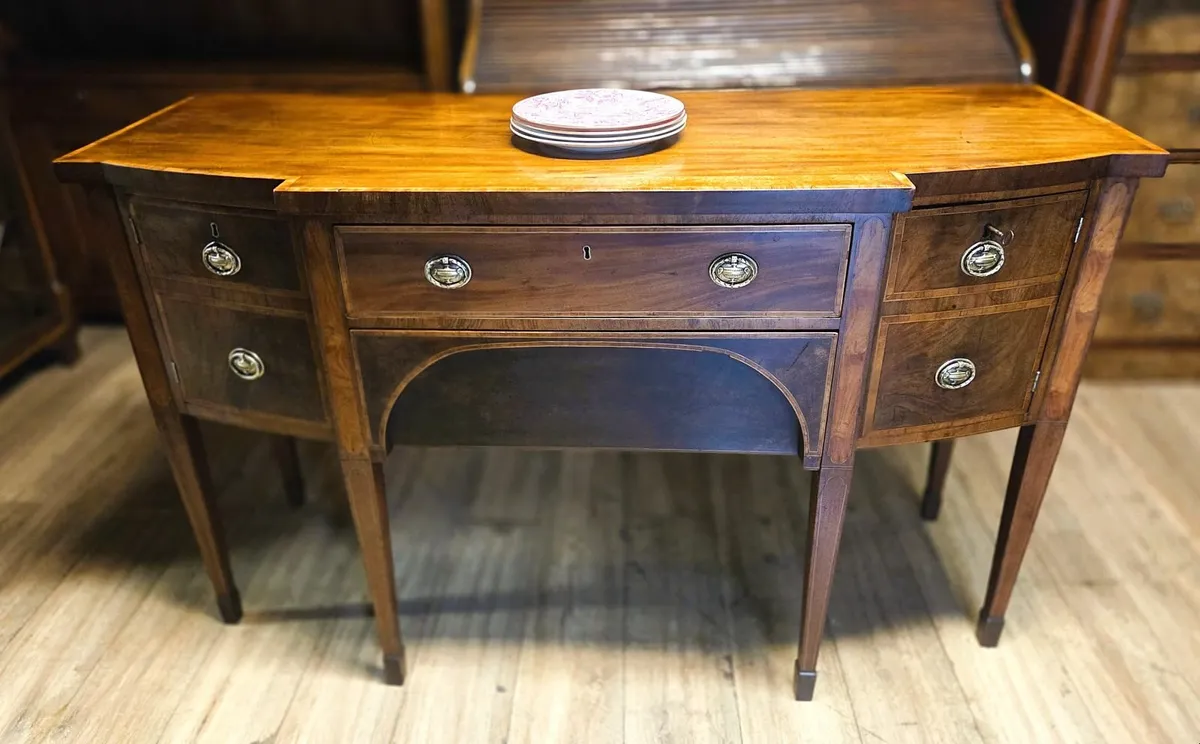 Victorian Bowfront Sideboard- Circa 1860 - Image 1