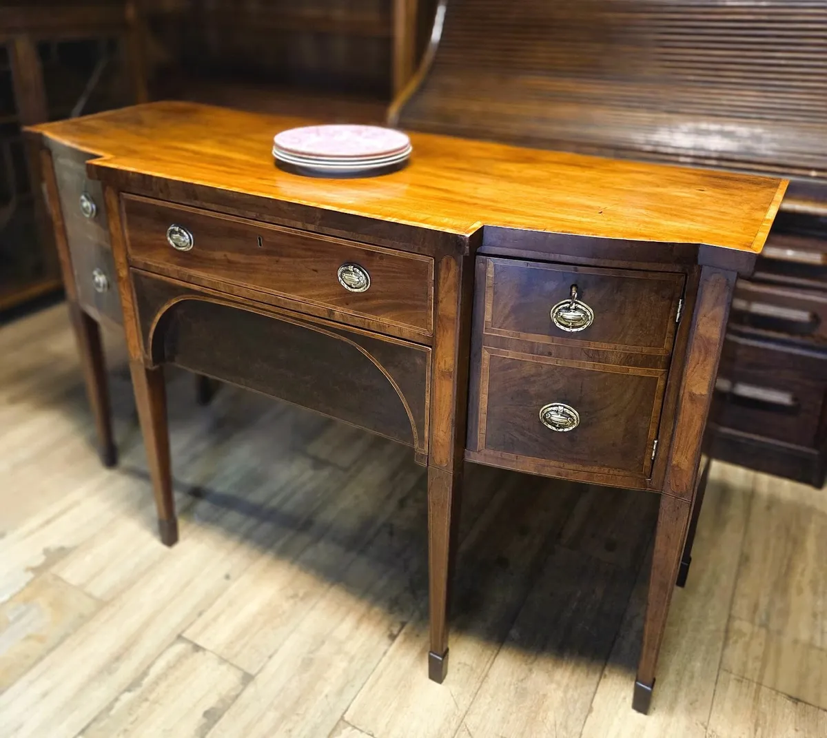 Victorian Bowfront Sideboard- Circa 1860 - Image 2