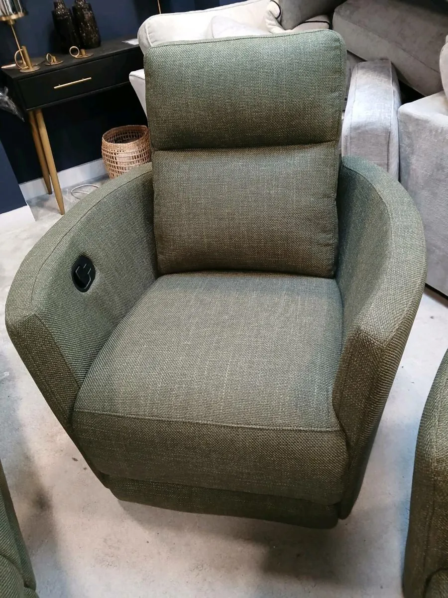 Swiivel reclining rocker armchair - Image 1