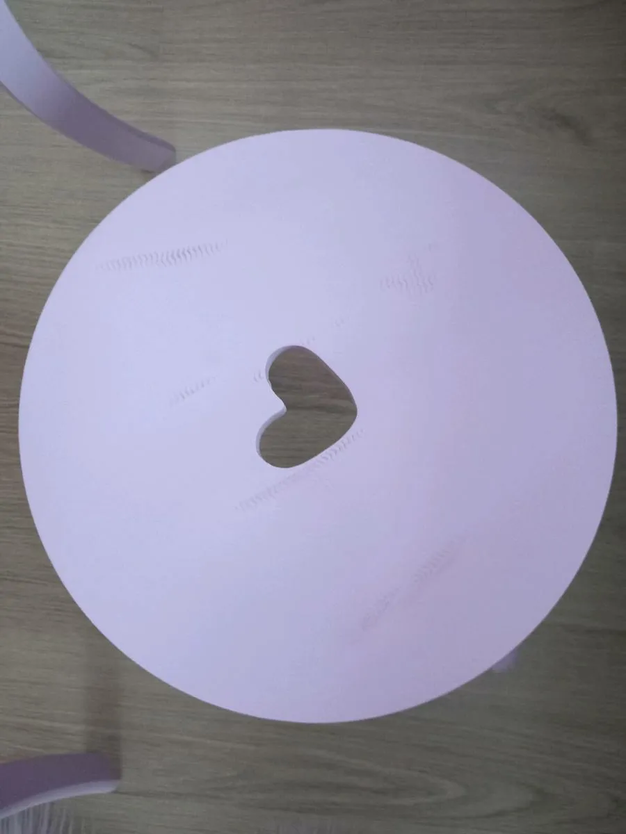 Kids pink vanity table and stool - Image 4