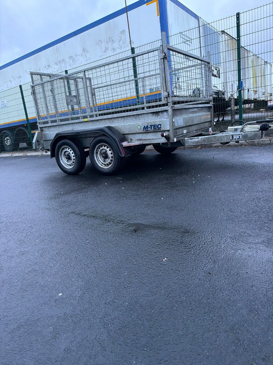 2024 mtec 8 x5 braked double axle - Image 1