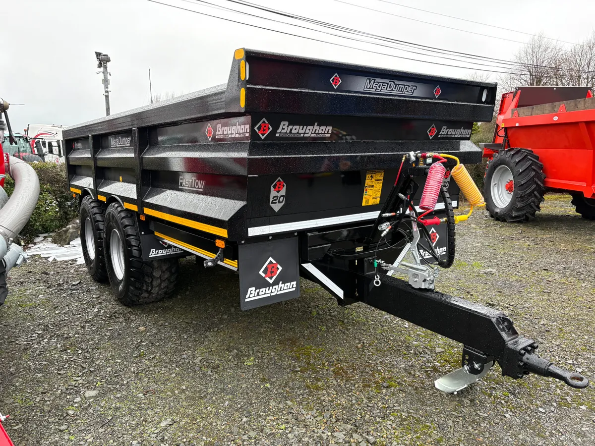 🚜 NEW Broughan 20 Ton Dump Trailer – In Stock 🚜 - Image 1