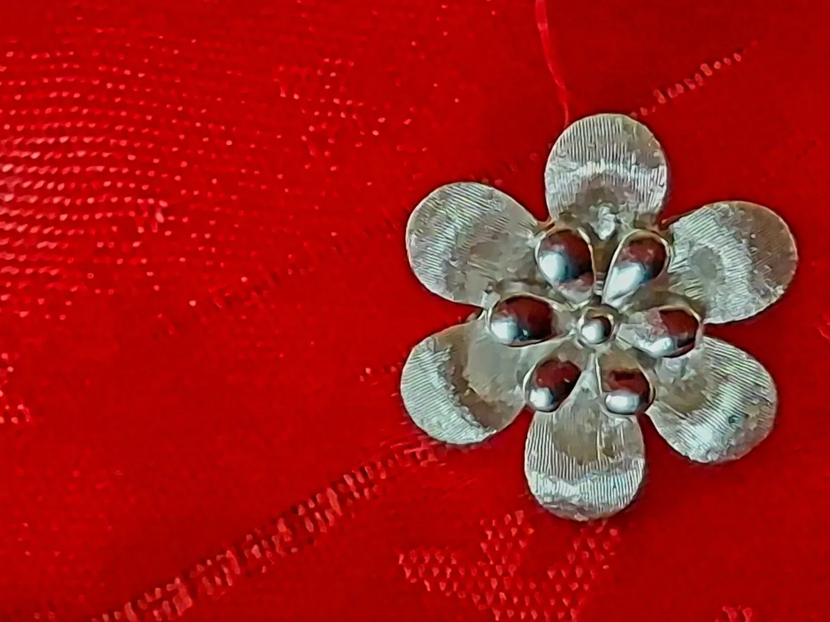 Signed Trifari Necklace & Clip-On Earrings ... - Image 3