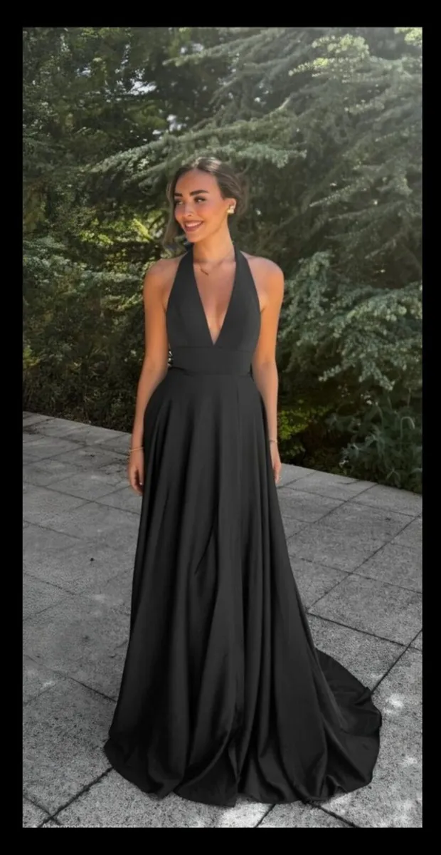 Stunning Black Debs dress 8/ XS - Image 2