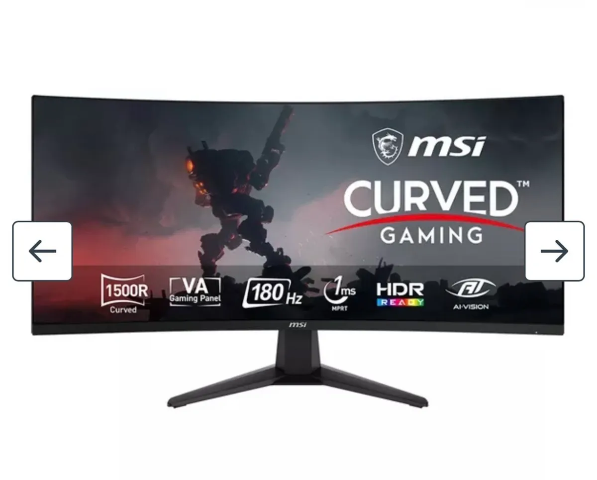 MSI Gaming Monitor Ultra Wide HD 34" Curved - Image 2