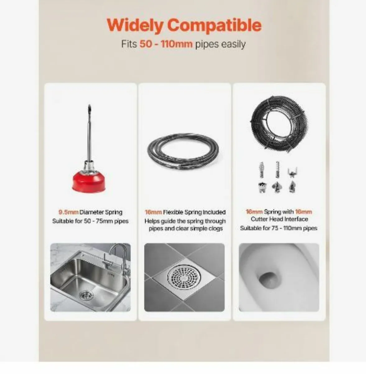 Drain Cleaner Machine, 390W - Image 4