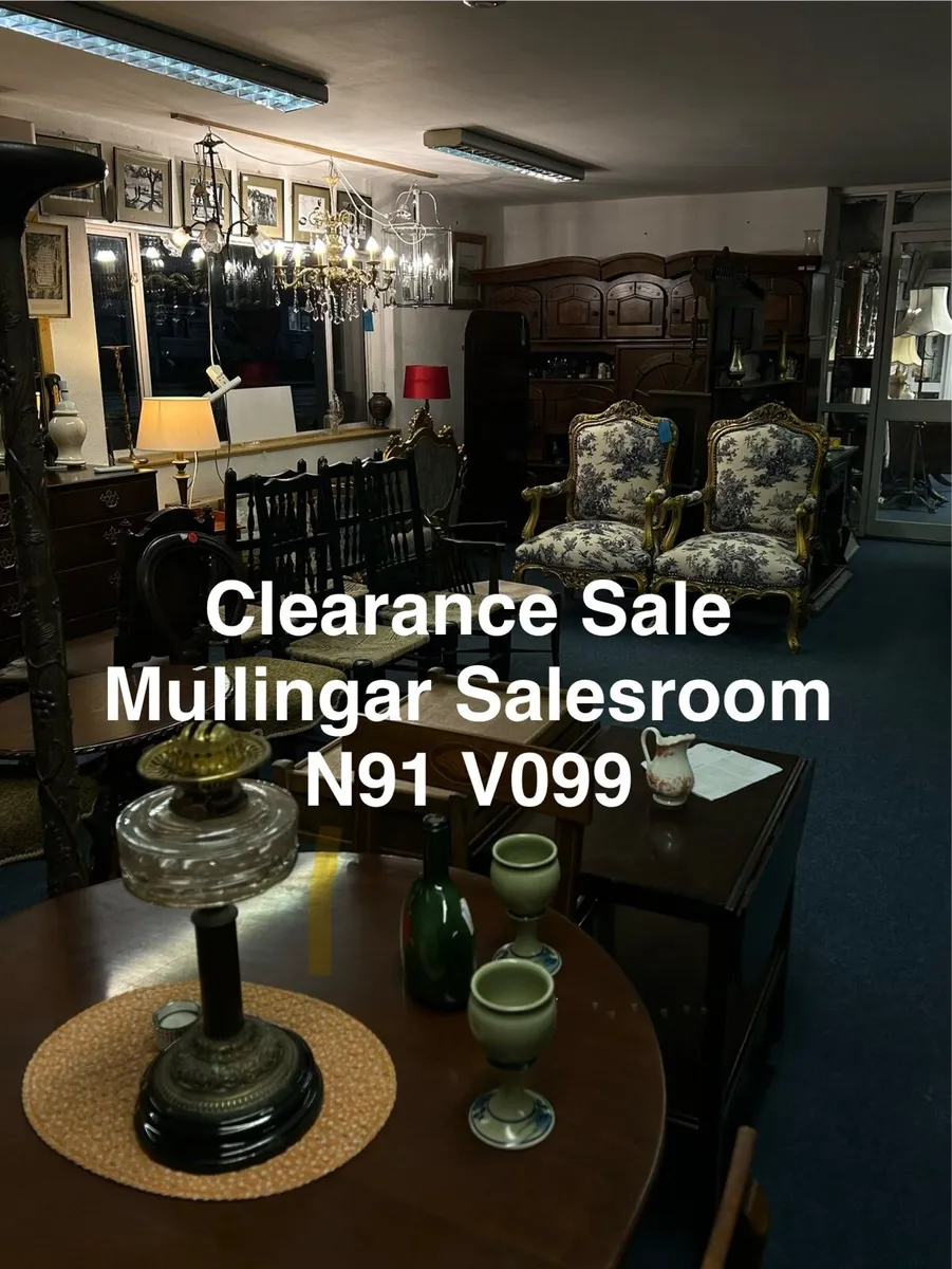 Antique clearance sale Mullingar Salesroom - Image 1