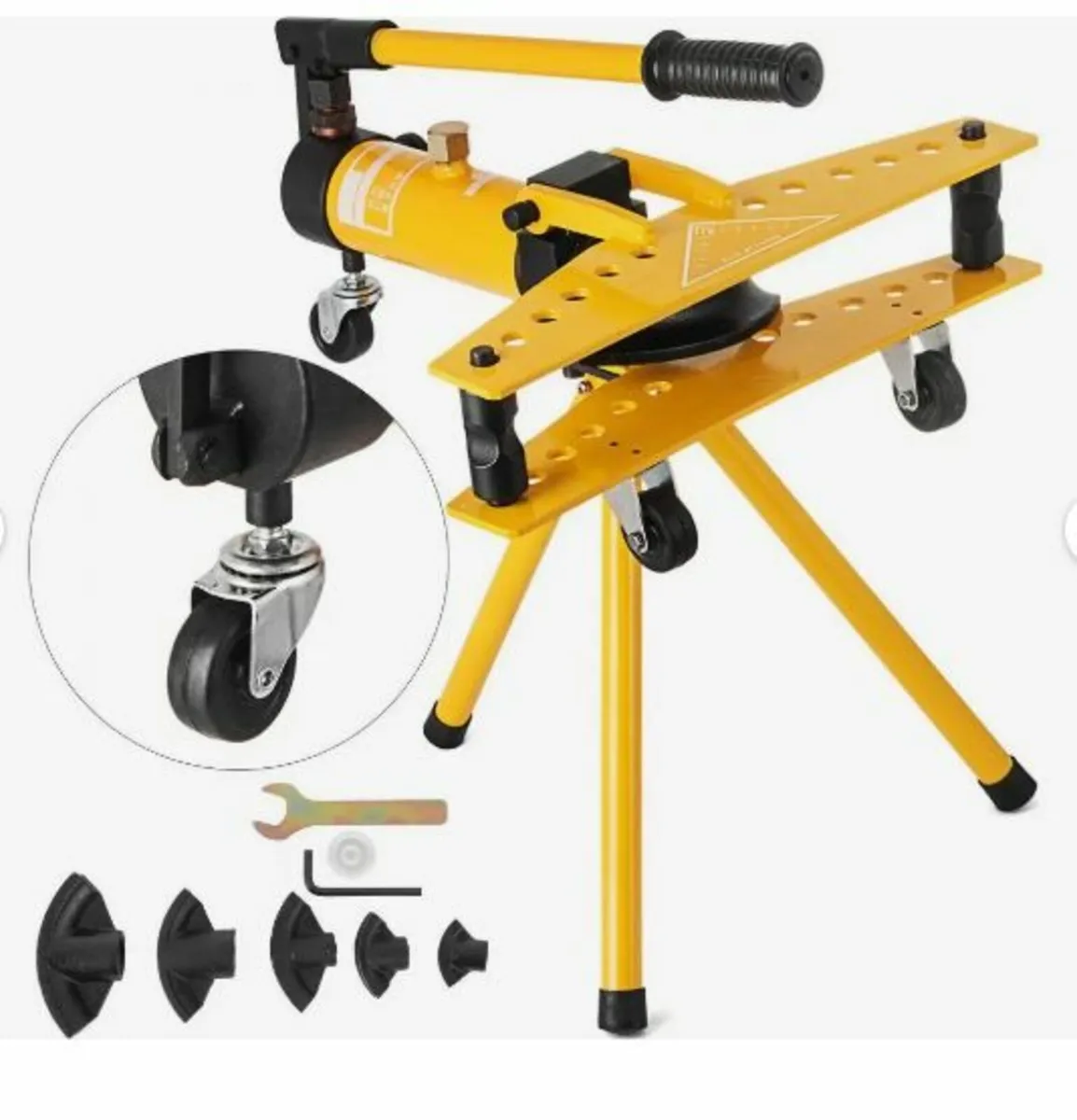 Manual Hydraulic Pipe Tube Bender Machine 10 Ton - Image 1