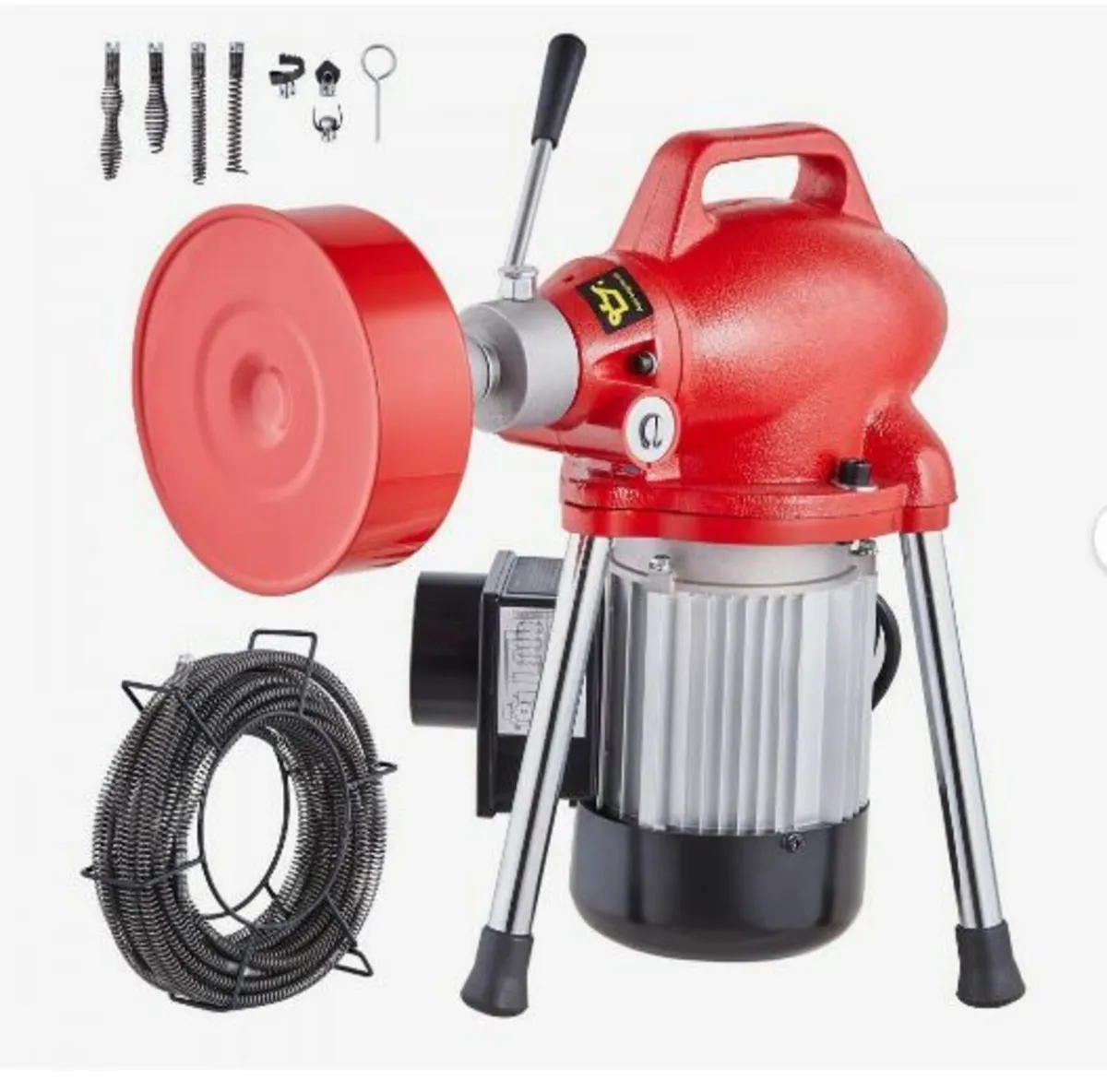 Drain Cleaner Machine 66FT x 5/8 Inch, 250W - Image 1