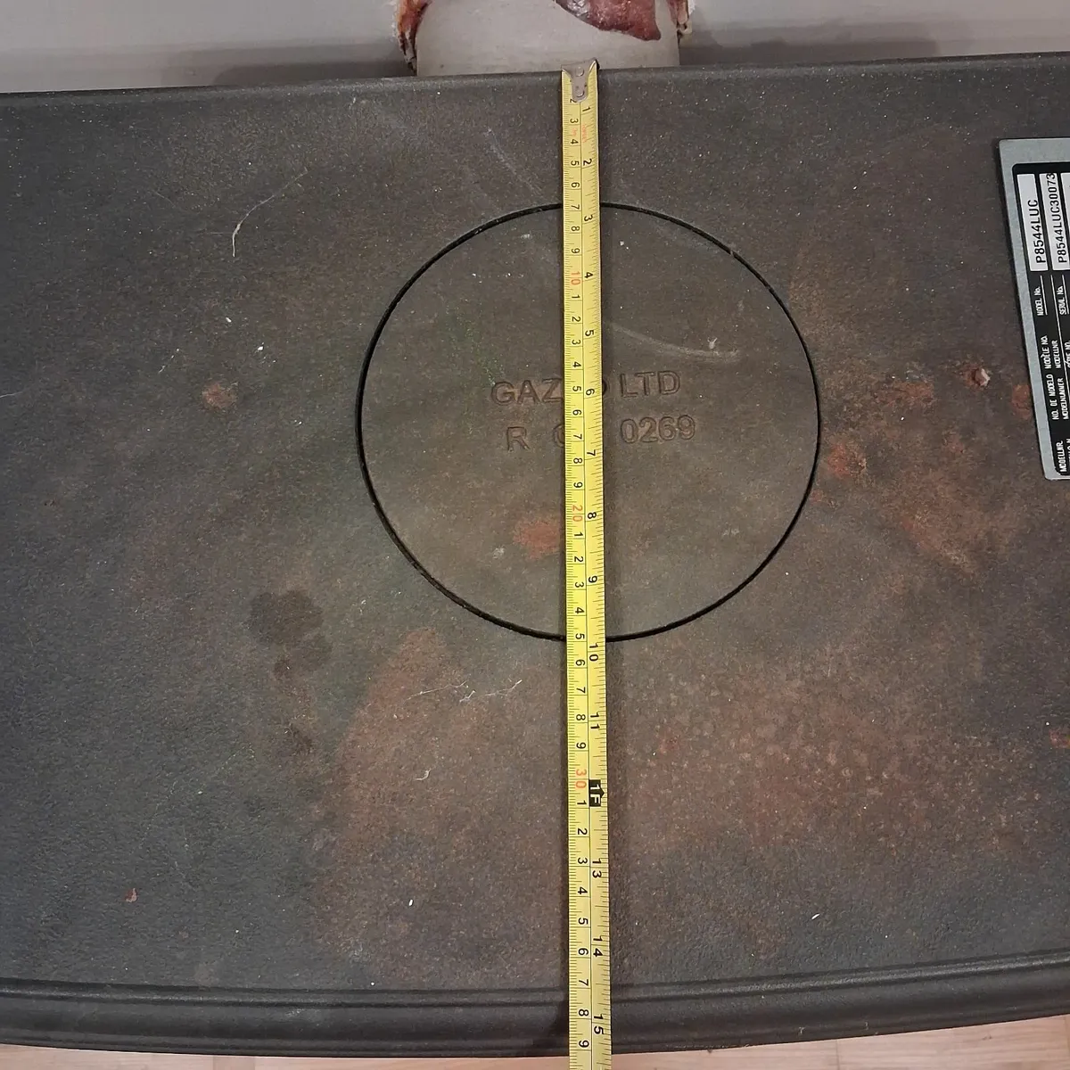 Gas fire & 2 tall fas bottles - Image 3