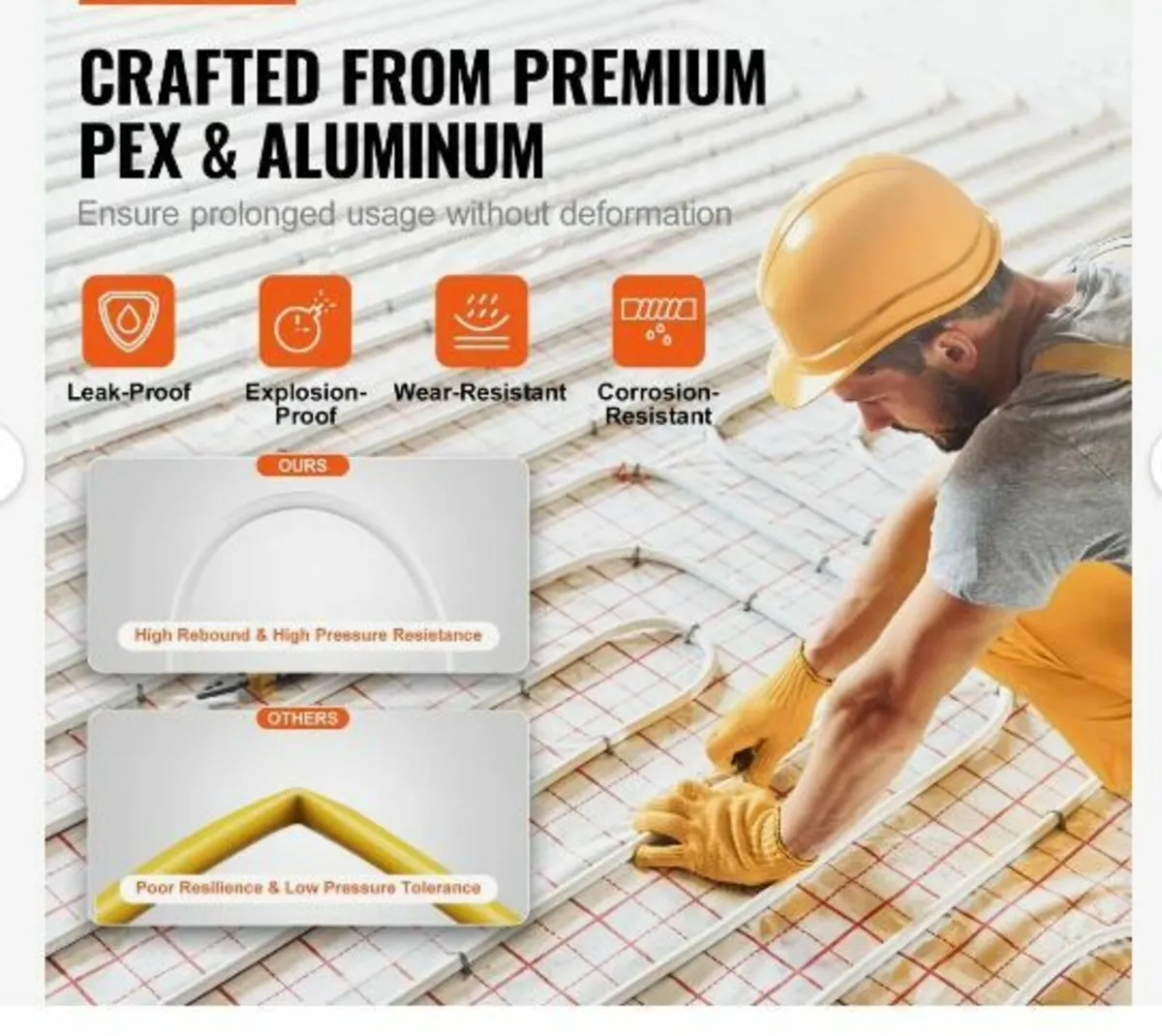 PEX-AL-PEX Tube, 300 m, 16 mm Diameter - Image 2