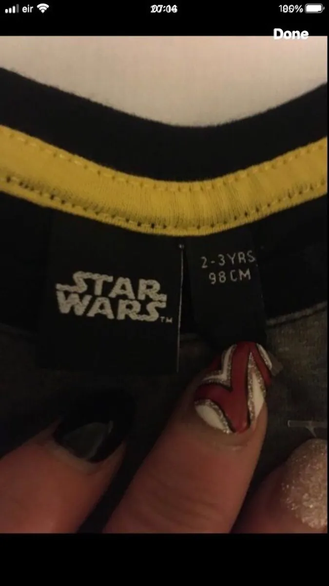 Boys Star Wars teeshirt 2/3 yrs €3 - Image 3