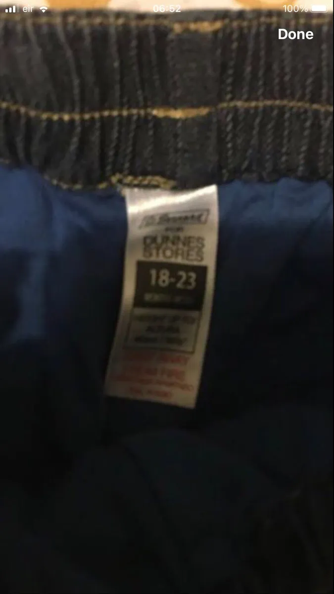 Boys jeans 18/23 mths €3 - Image 3