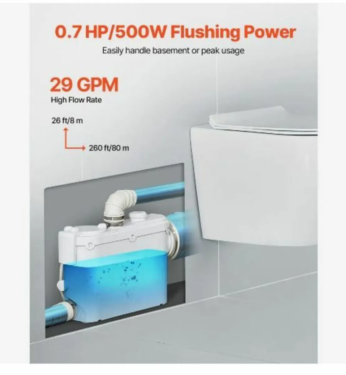 Macerator Pump, 500W - Image 2