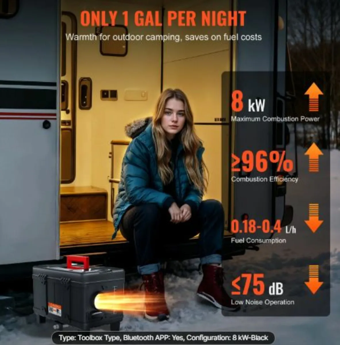 5-8KW Diesel Heater, 12V/24V All in One Diesel - Image 3
