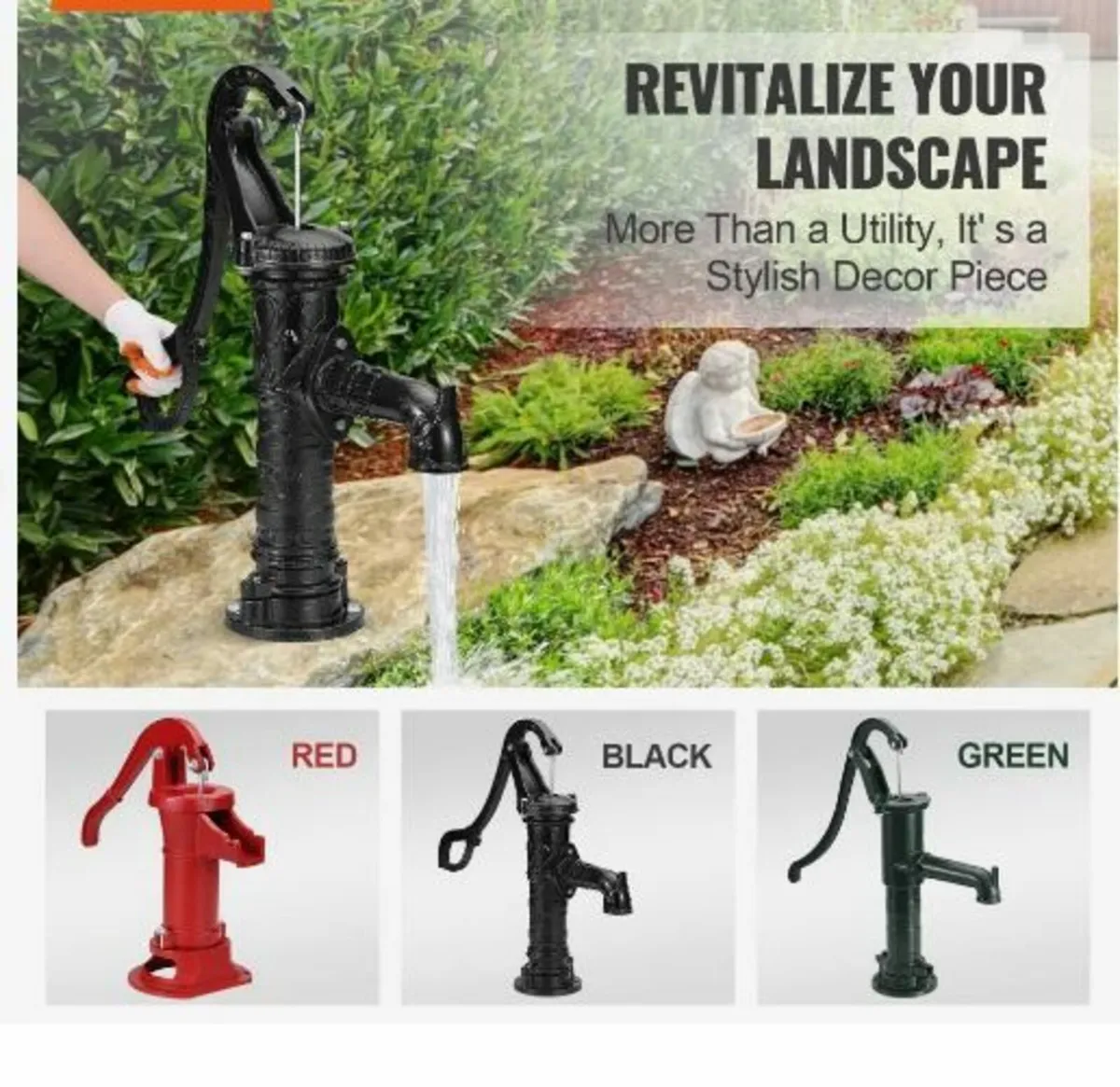 Antique Well Hand Pitcher Pump - Image 2