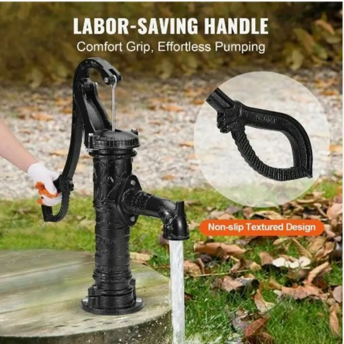 Antique Well Hand Pitcher Pump - Image 4