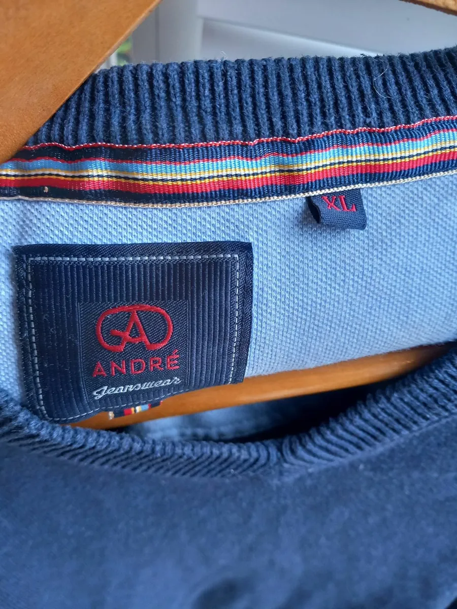 André Jeanswear navy Jumper - Image 2