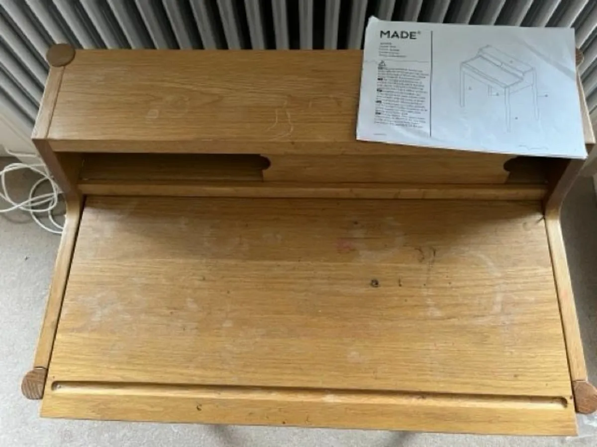 made.com desk - fair condition - Image 2