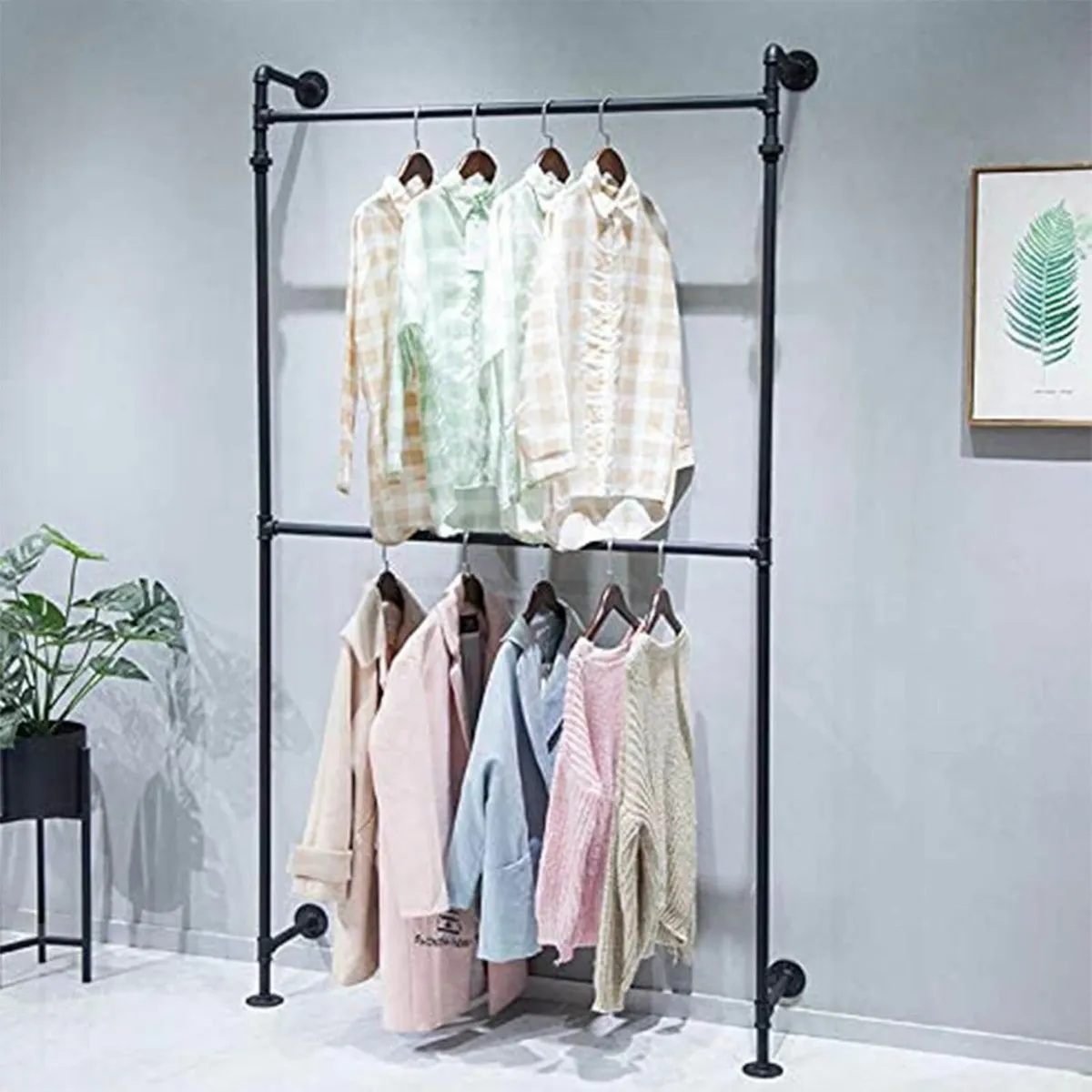 Modern Simple Industrial Metal Pipe Hanging Rods - Image 3