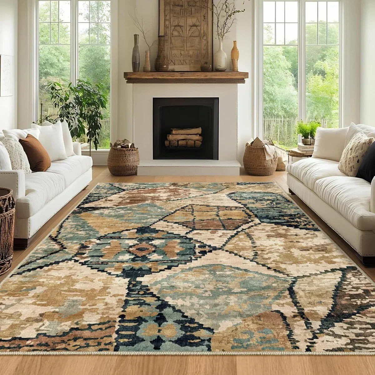 Area Rug for Living Room 200x300cm Non-Slip - Image 1