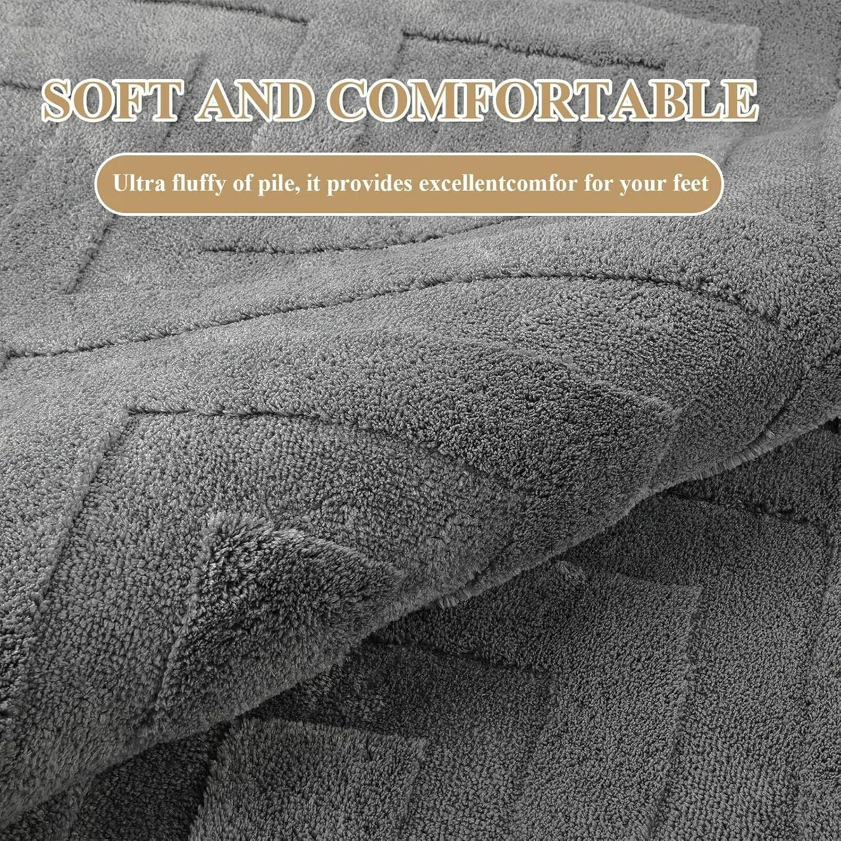 Rugs Living Room Large Washable Geometric Rug for - Image 3