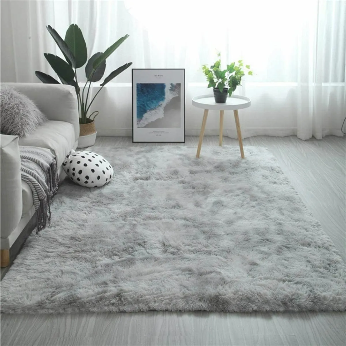 Area Rugs Fluffy Bedroom Carpet Soft Floor Mat - Image 4