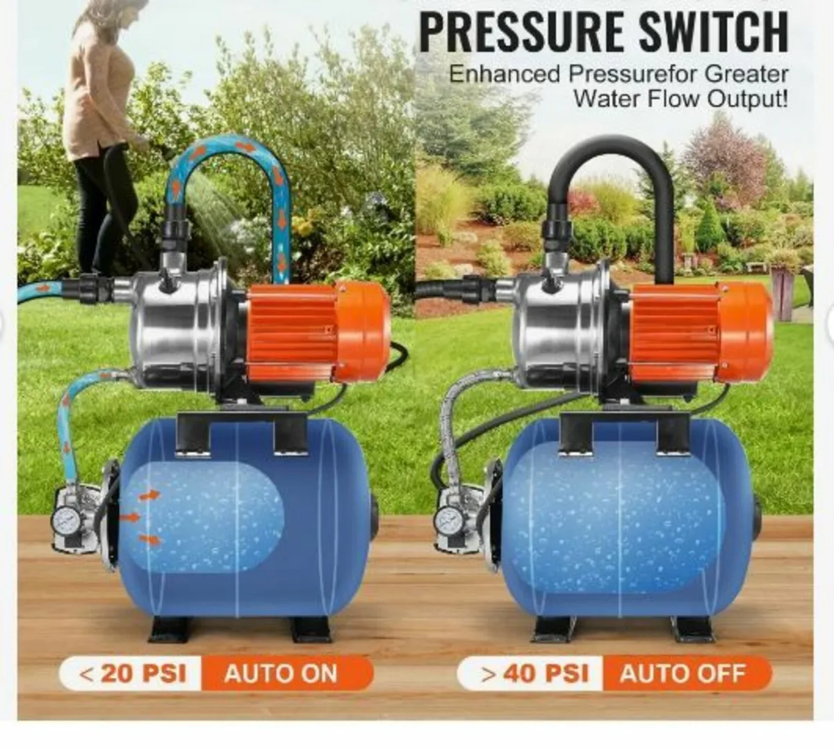 745 W(1 HP) Shallow Well Pump - Image 2